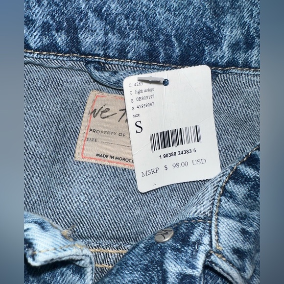 Free People Rumors Denim Jacket NWT - Picture 5 of 7